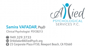 BusinessCard Allied Psycho (front)