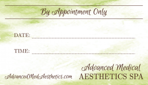 BusinessCard Advanced Medical Spa (back)