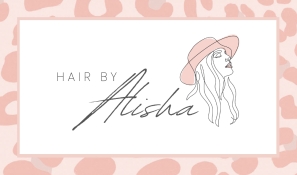 Bc HAIR BY Alisha business cards_front