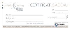 Gift Certificate KathyLemay