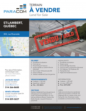 Brochure Paracom_LAMBERT vendu (front)