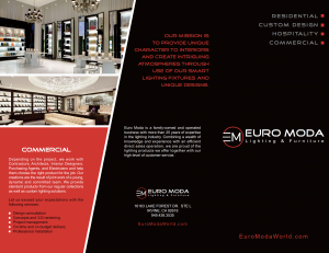 Brochure Tri-Fold EuroModa (front-back)