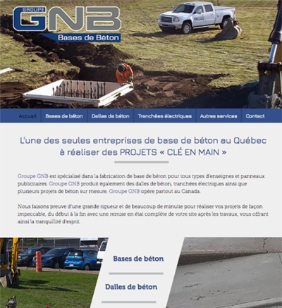 website GroupeGNB